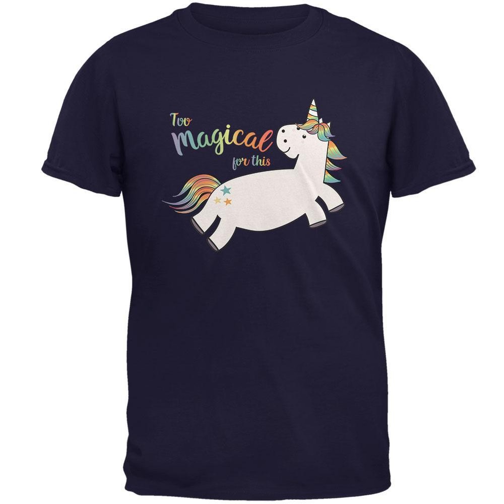 Back To School Too Magical For This Unicorn Mens T Shirt-image
