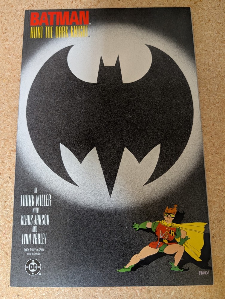 Batman: The Dark Knight Returns #3 VF/NM Death of Joker Frank Miller DC 1986