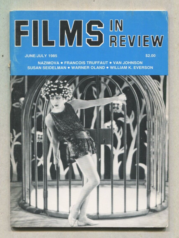 Films In Review:  June-July 1985 Nazimova ' Salome 1923' (Silent Film)