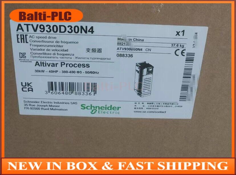 Schneider ATV930D30N4 Inverter New Free Shipping