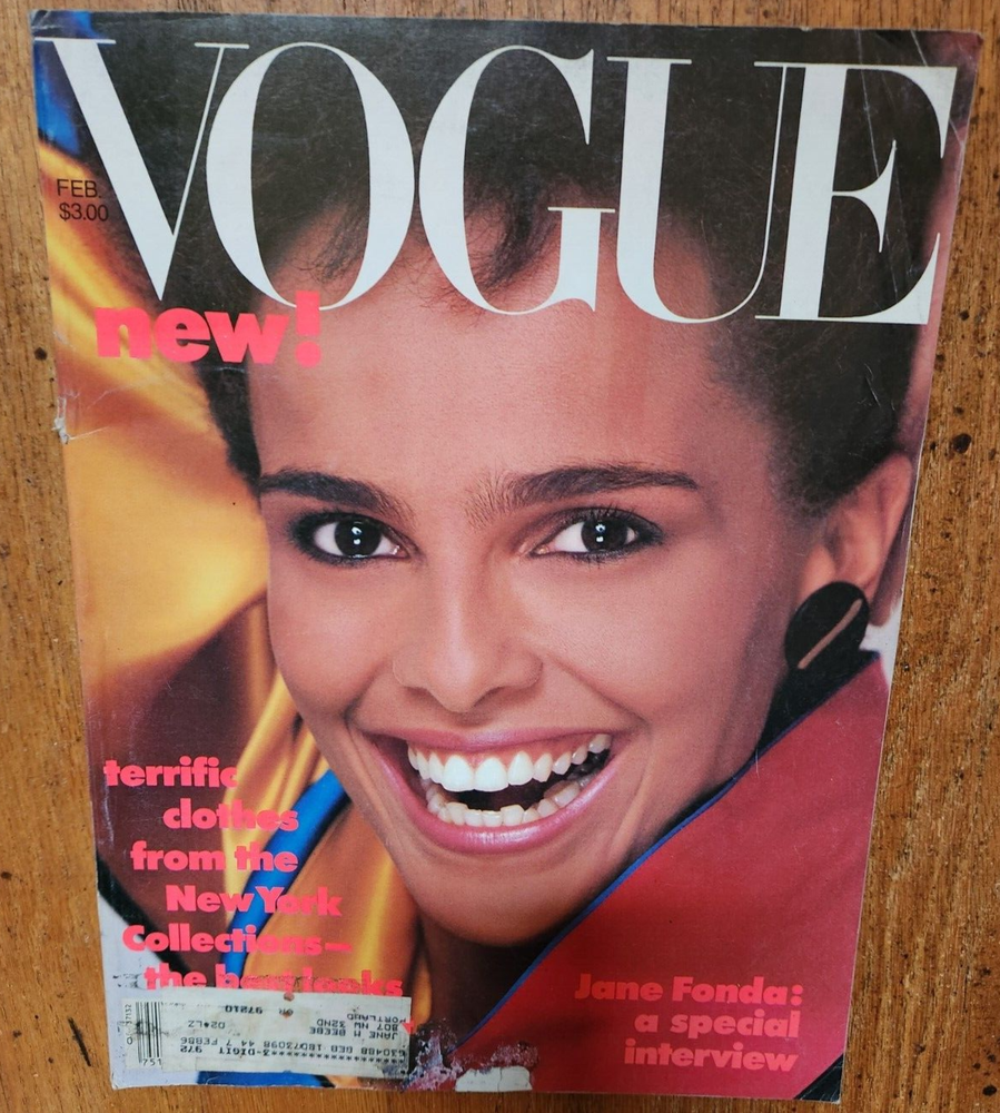 VOGUE MAGAZINE FEBRUARY 1984 SHARI BELAFONTE