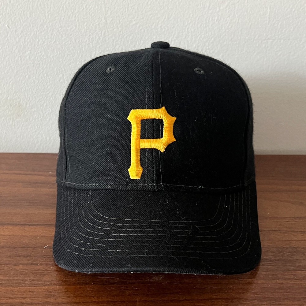 Vintage Pittsburgh Pirates New Era Fitted Hat Diamond Collection Size 7 1/8