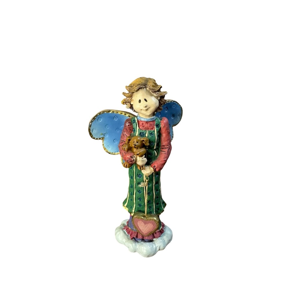 Russ Berrie Heavensent Angel with Dog and Heart