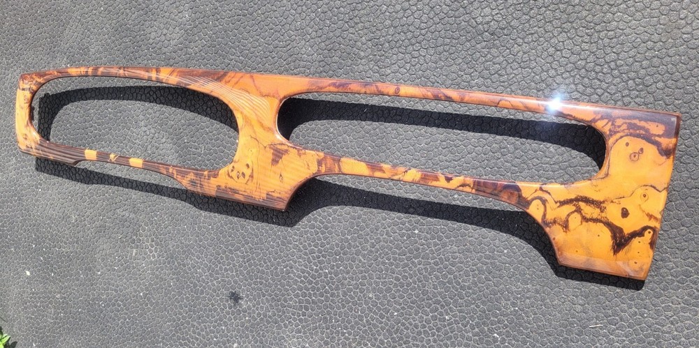 2006 Jaguar XJ8 VDP X350 X358 Dashboard Instrument Cluster Bezel Trim Wood OEM