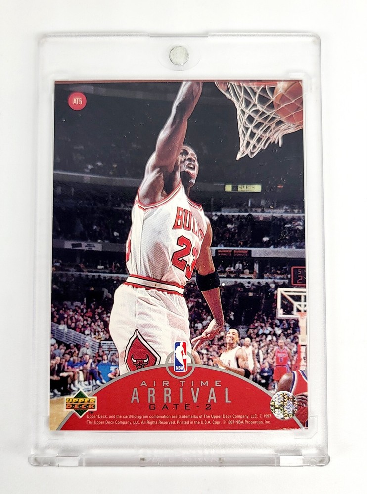 1997 Upper Deck Airtime Jordan #AT8 Bulls Mint Runway 2 Gate 3