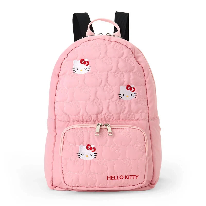 Japan Sanrio Hello Kitty Quilt backpack Pink Lightweight New 2024
