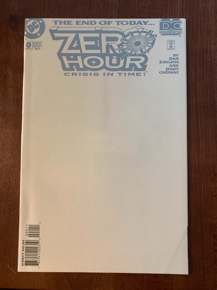 ZERO HOUR - CRISIS IN TIME #0 NM DC COMICS 1994