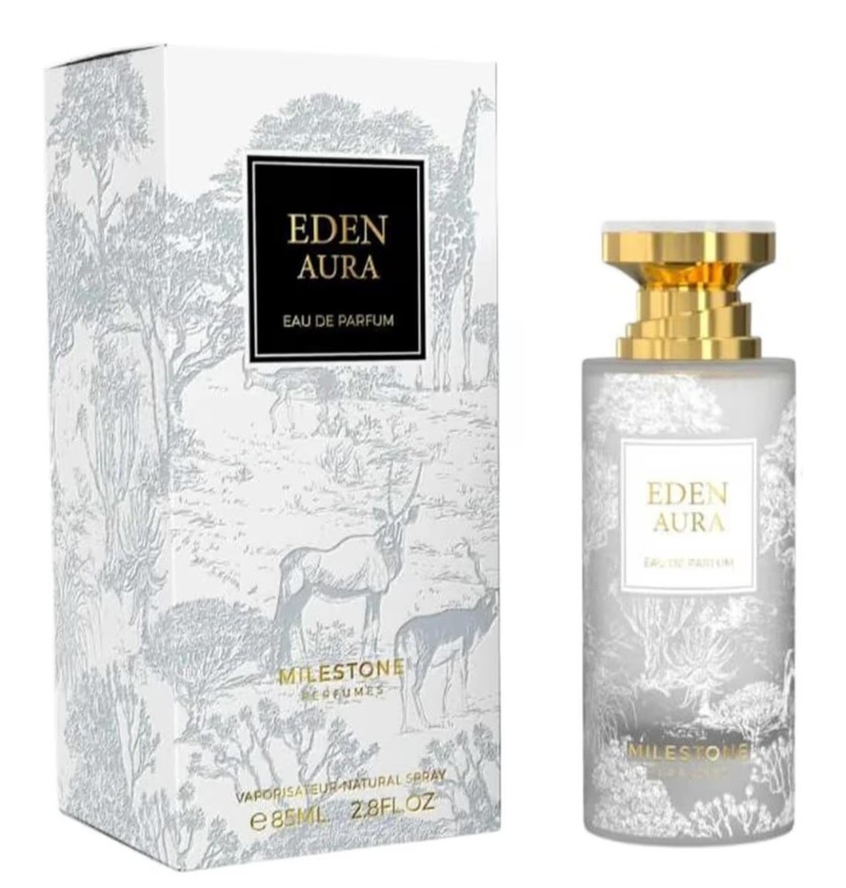 Milestone Eden Aura Eau de Parfum 3.4oz/100ml Long Lasting Fresh Clean Scent New