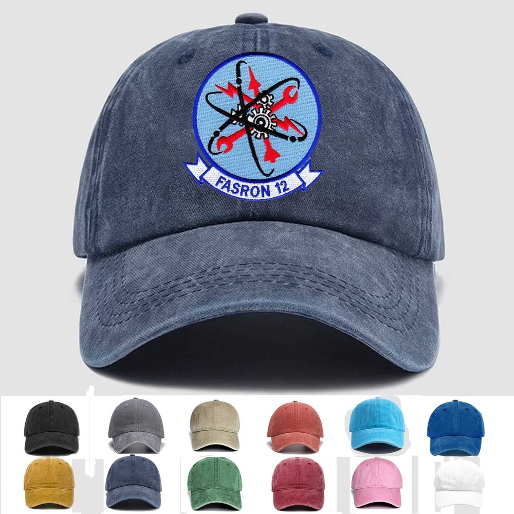 Custom Personalization Embroidered Hat FASRON 12, Veteran Cap, Trucker Hat, Gift
