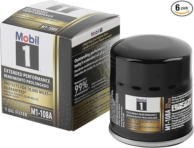 Mobil 1 M1-108A Premium Extended Performance 20,000 Mile Oil Filters