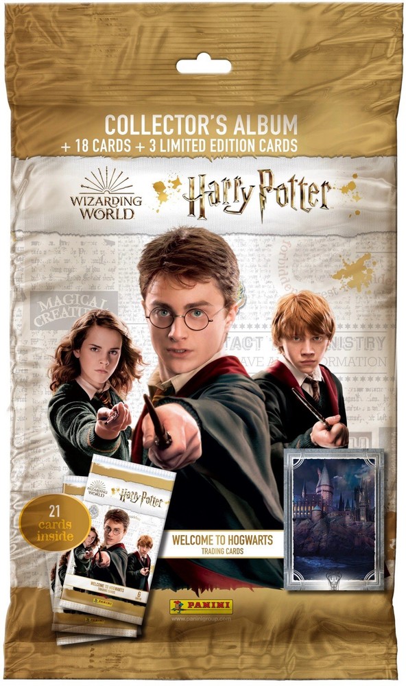 Harry Potter Wizarding World Limited Edition Collectors Album + 21 Cards Panini