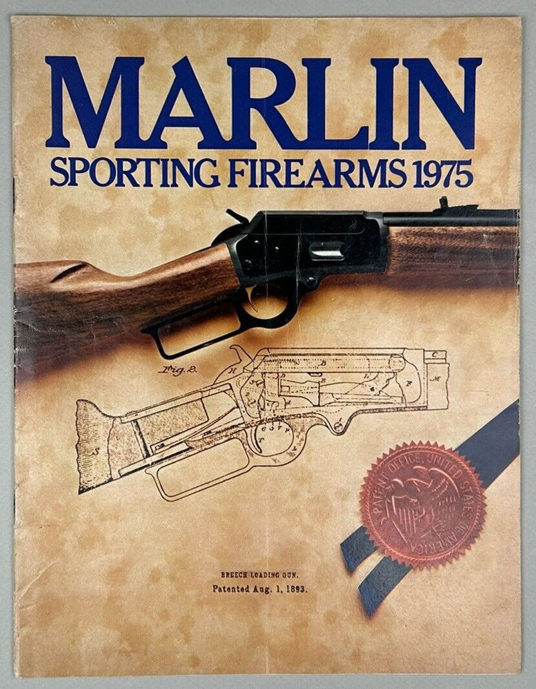 1975 Marlin Sporting Firearms Shotguns Gun Rifle & Accessories Catalog 31 pages