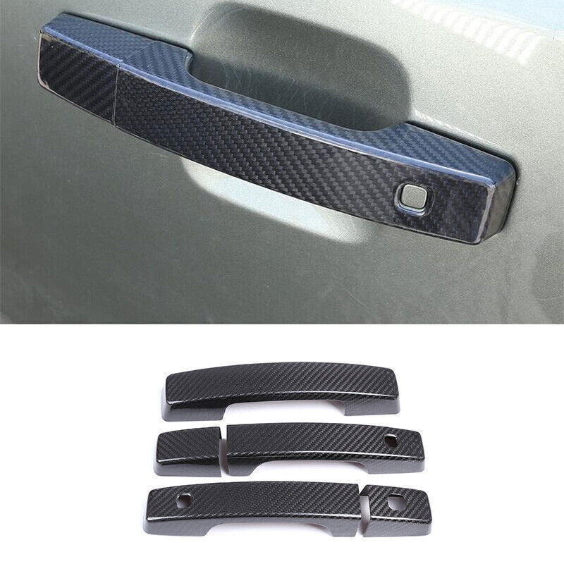 Cover 2020-2023 Outside Door Handle For Land Rover Defender 90 Dry Carbon Fiber