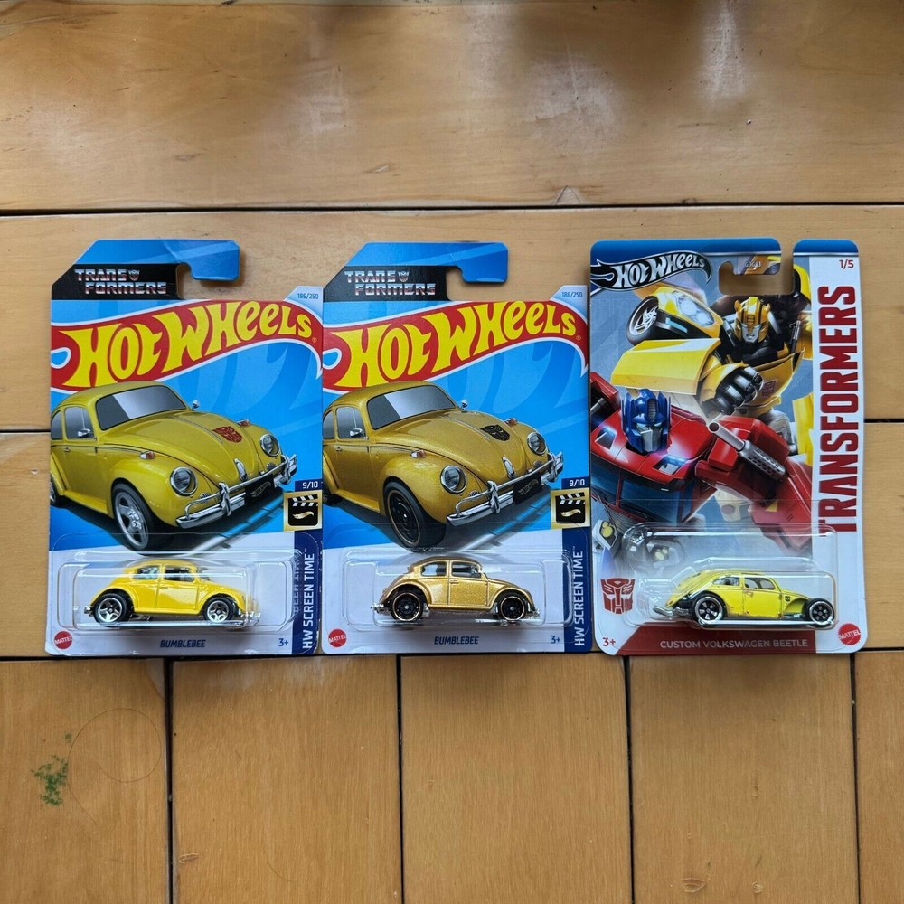 2024 Hot Wheels Custom Volkswagen Beetle & Transformers Bumblebee