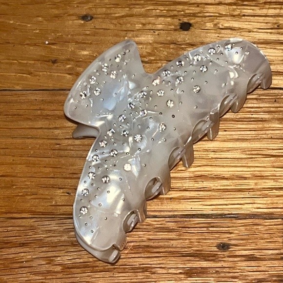 Sparkly Chrome Claw Clip