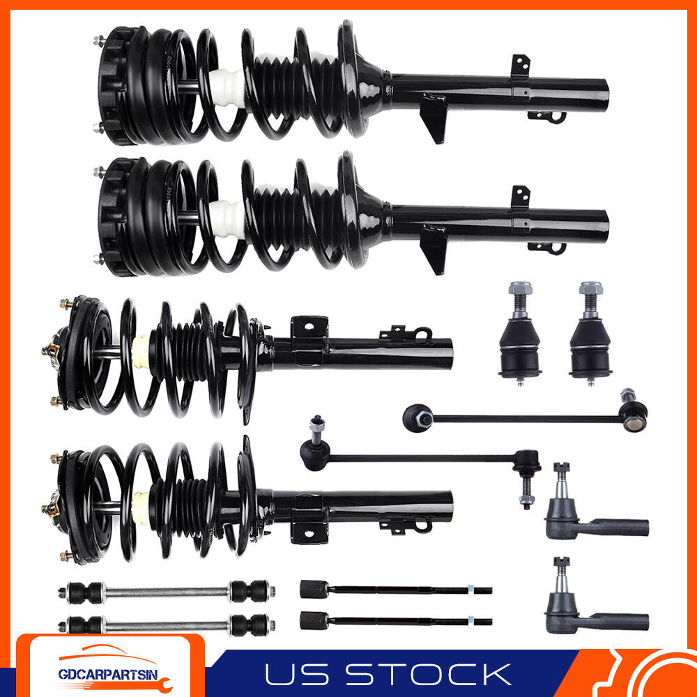 Ford Taurus Mercury Sable Suspension Kit - 14pc Strut Tie Rods Ball Joints