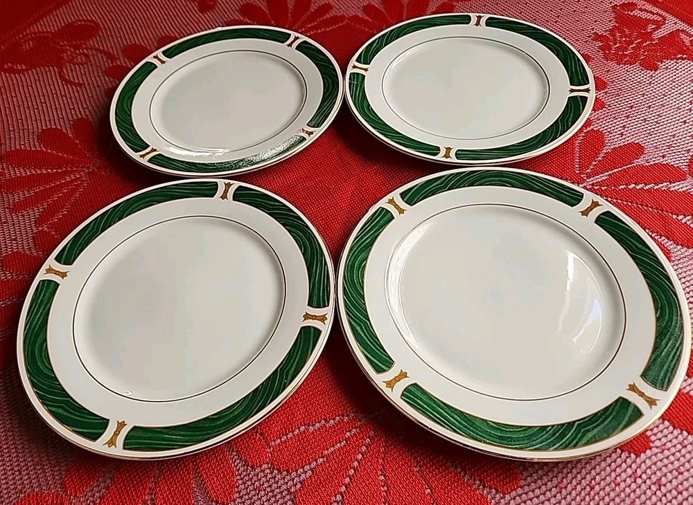 Set Of 4 Sango Majesty MALACHITE  7-5/8