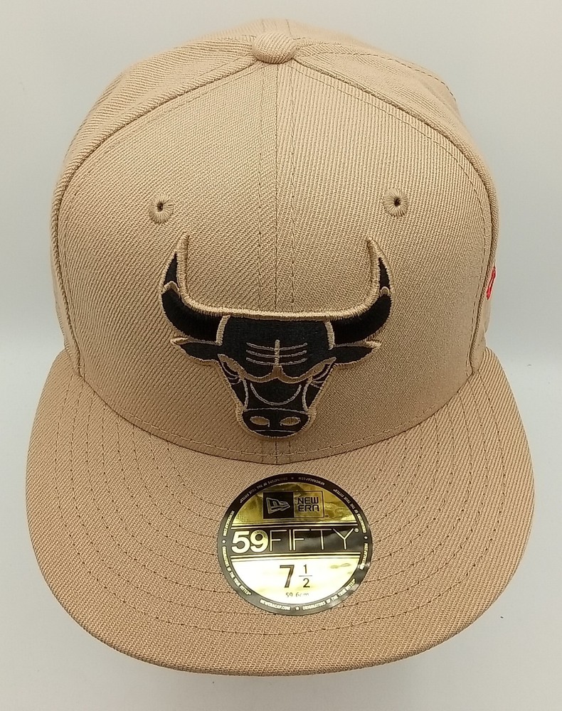 Chicago Bulls Brown New Era 59Fifty Fitted Cap Size 7 1/2
