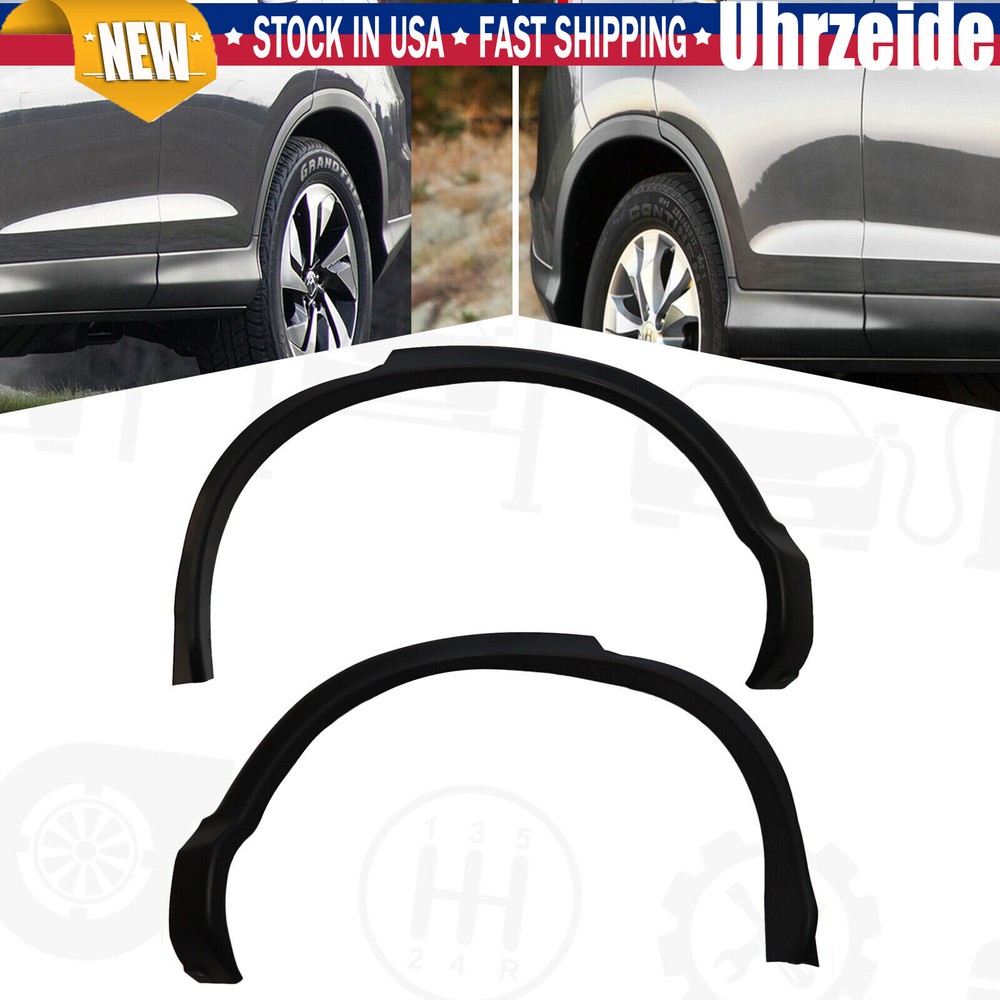 Pair Rear Left&Right Side Fender Wheel Flare Trims For Honda CRV CR-V 2012-2016