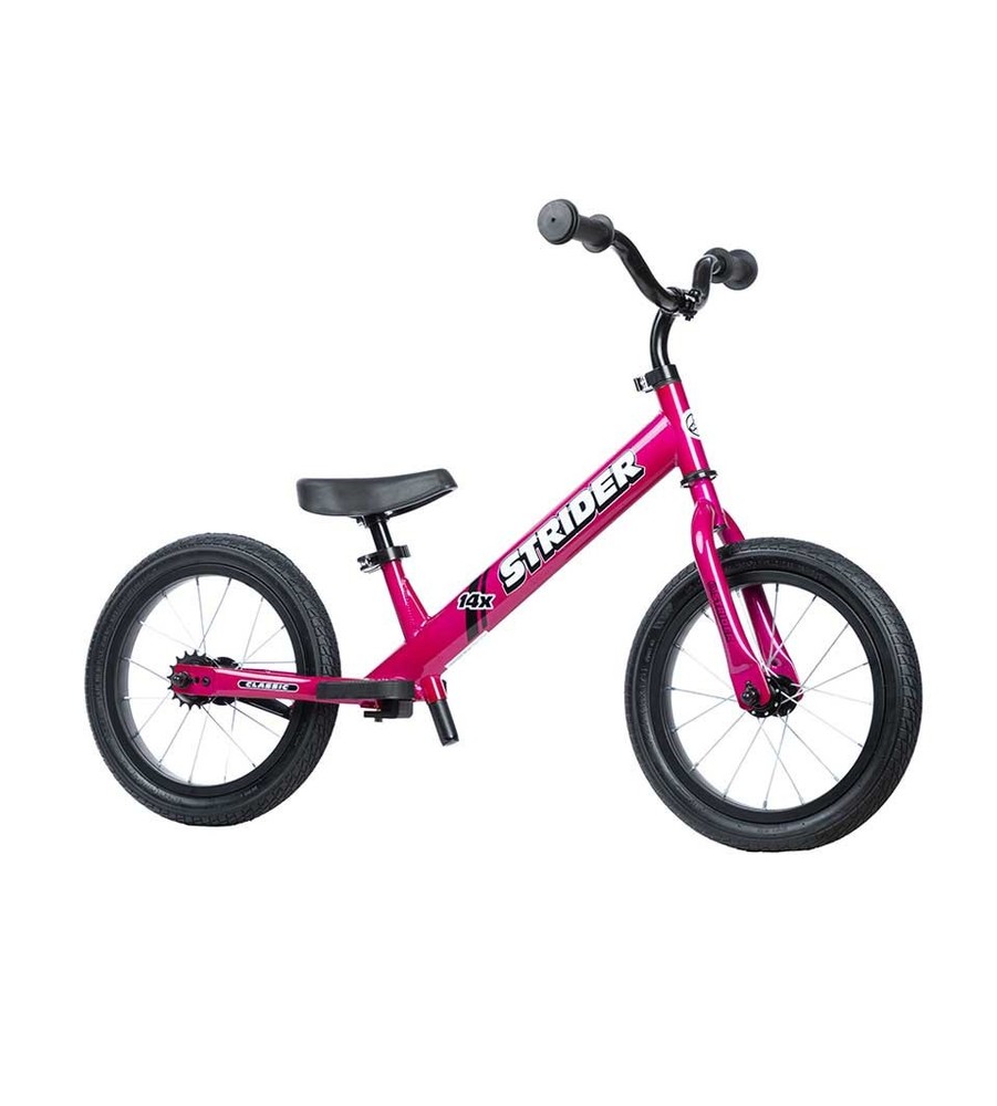 Stridęr 14x Balance Bike for Kids Ages 3-6 with Kid-Size Grips and Lightweight Design