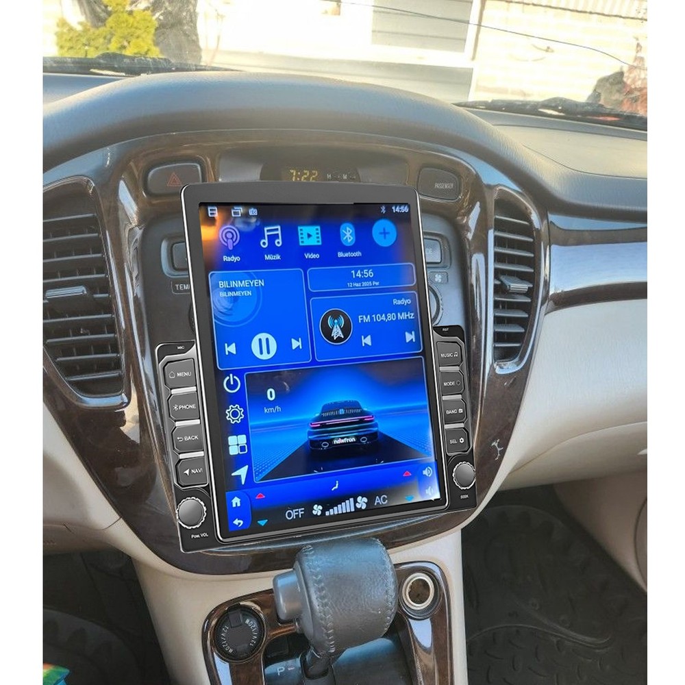 2+64G For Toyota Highlander 2001-07 Wireless Carplay Stereo Radio GPS Android 14