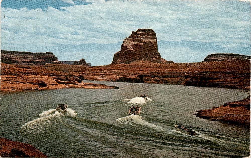 Canyon Tours Rainbow Bridge Last Chance Arm Lake Powell Glen Scenic Postcard