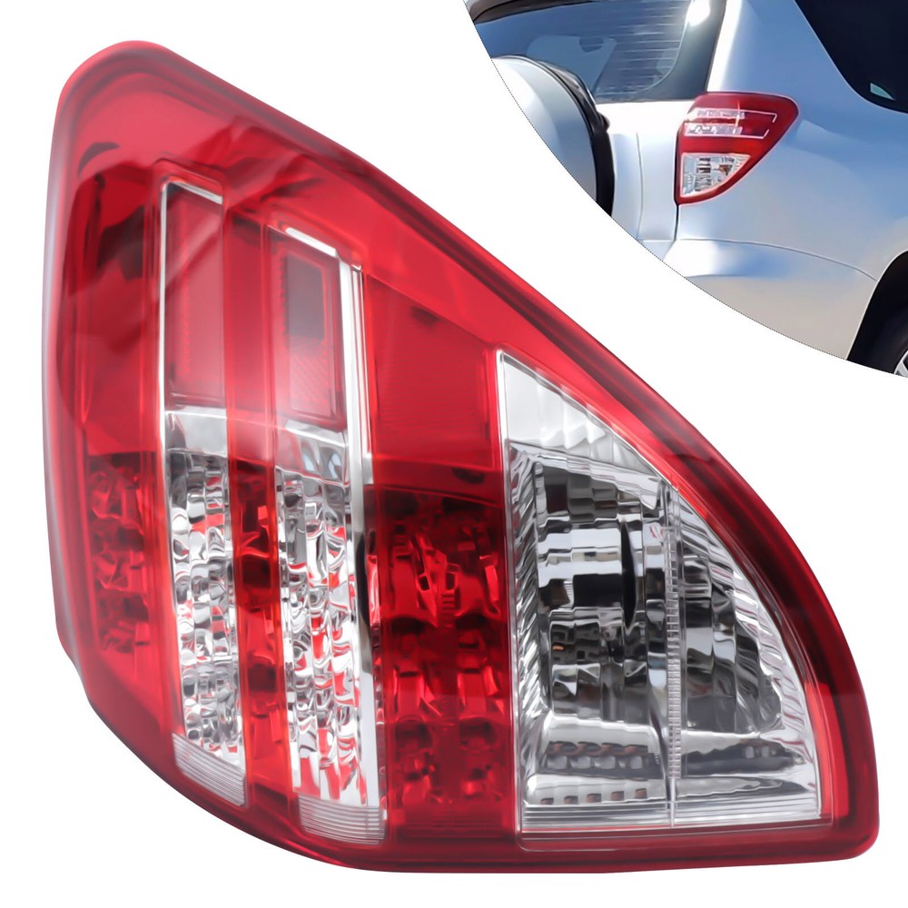 Pair Driver & Passenger Halogen Tail Lights Assembly For Toyota RAV4 2009-2012