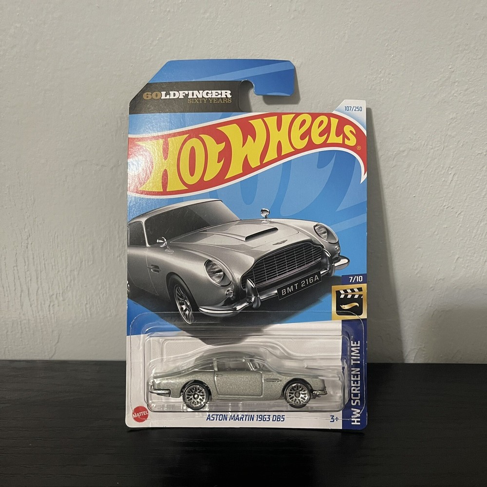 2024 Hot Wheels HW Screen Time 7/10 Aston Martin 1963 DB5 Goldfinger 60th  Anniv