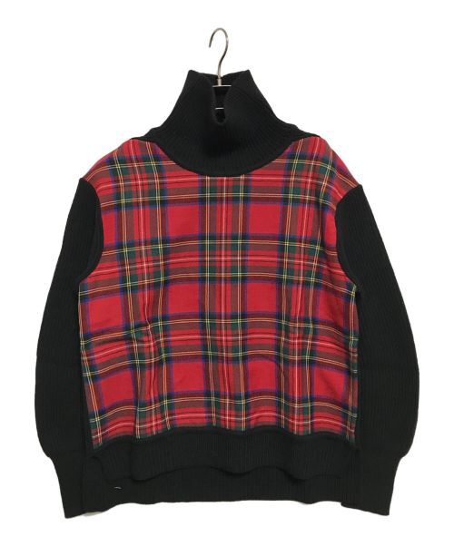 Burberry London Tartan Check Turtleneck Knit Size M