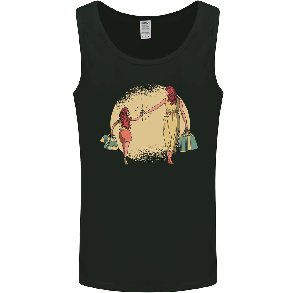 Mum and Daughter Shopping Mens Vest Tank Top
