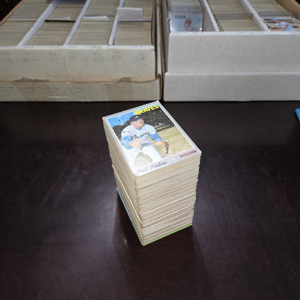 256 DIFFERENT 1970's TOPPS CARDS * ESTATE SALE FIND 1970~1972~1973~1974~1975 ⚡️9