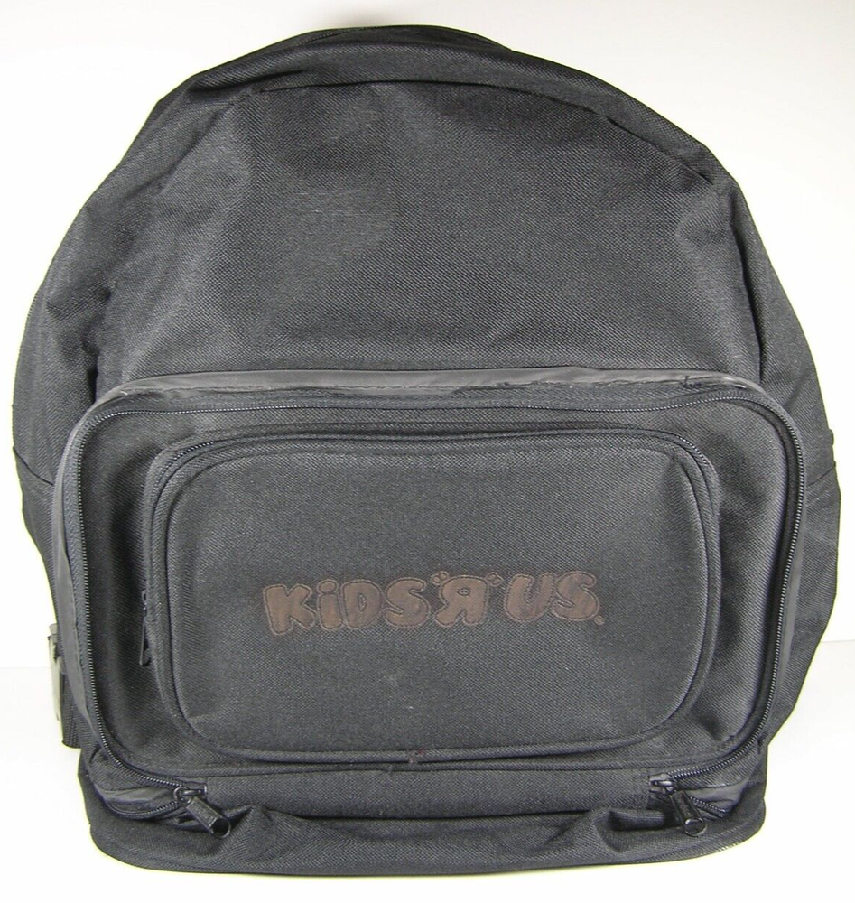Kids R Us Collectible Employee Black Backpack Bag 15
