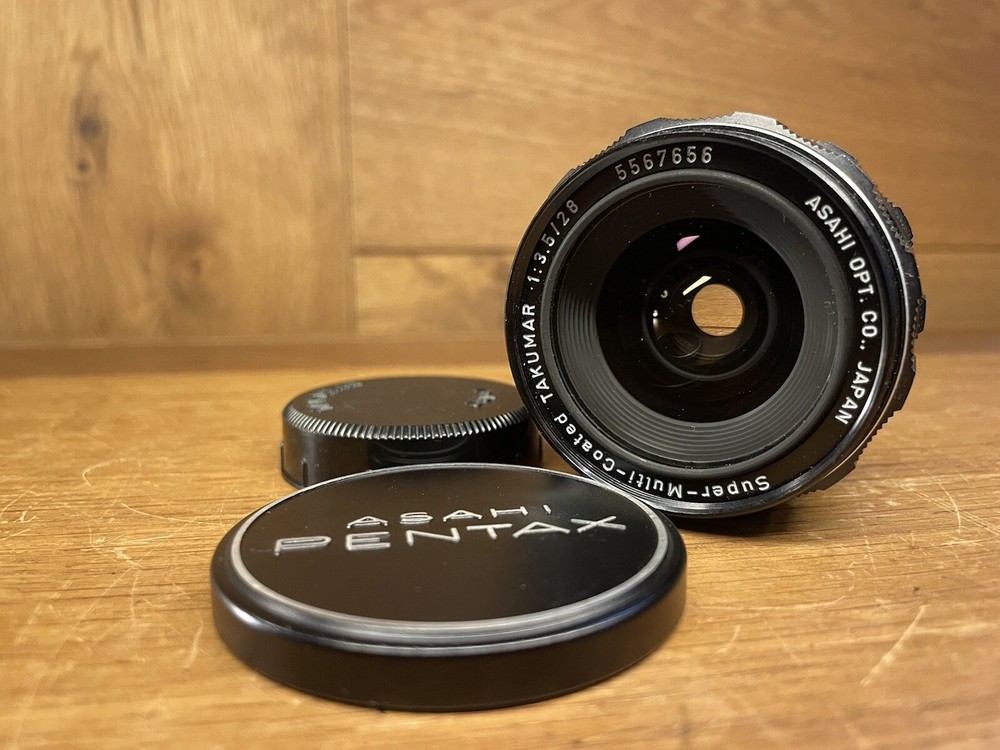 *Mint* Pentax Super Multi Coated SMC Takumar 28mm F/3.5 Wide Angle Lens M42 /JPN