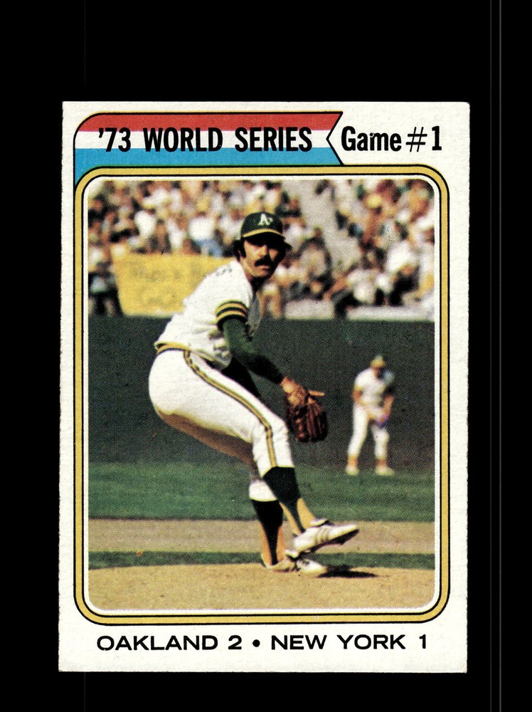 1974 Topps #472 '73 World Series Game #1