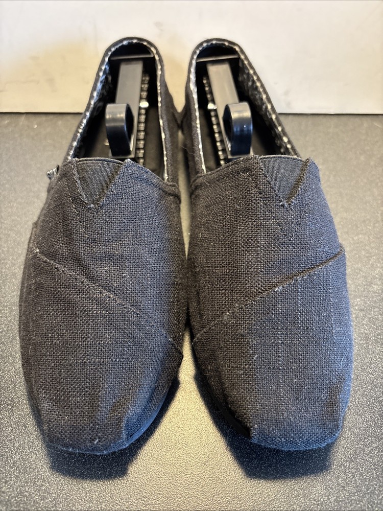 Skechers Bobs Peace & Love Black Canvas Women’s Memory Foam Flats Shoes Size 9