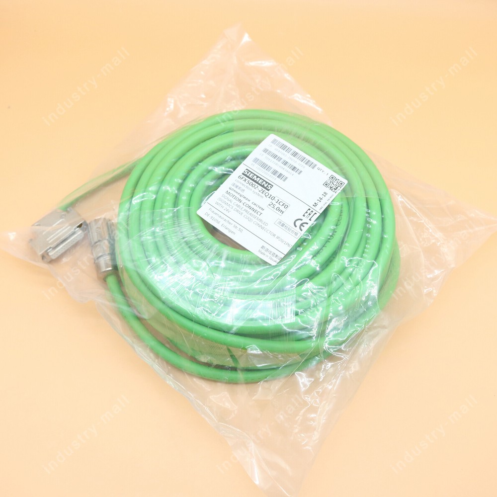 NEW 1PS 6FX5002-2EQ10-1CF0 Green Compatible Cable In Box #A6-37