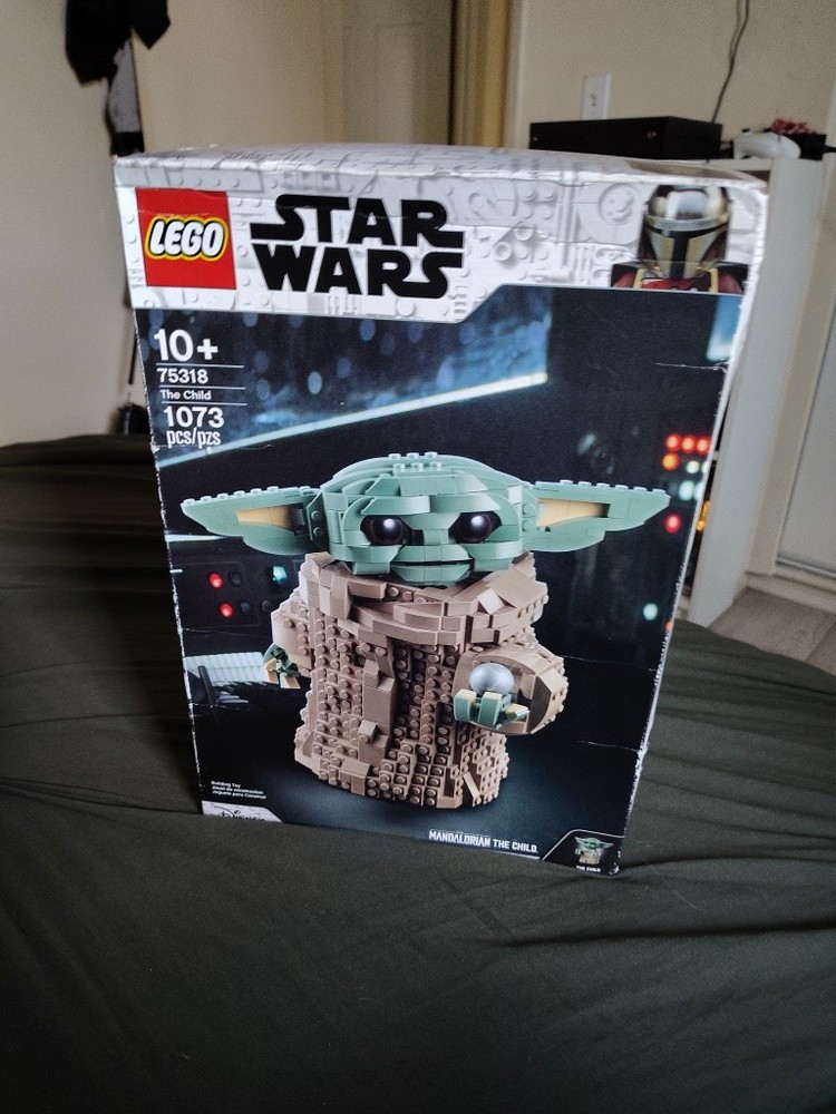LEGO Star Wars The Mandalorian Baby Yoda Grogu Building Set 75318 with 1073 Pieces  