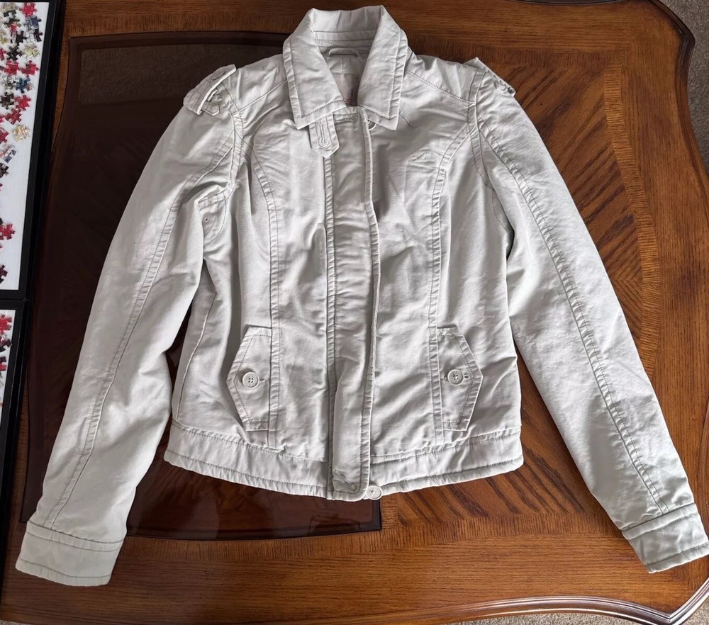 Vintage HCO Surf Hollister Jacket Coat Khaki Size Medium