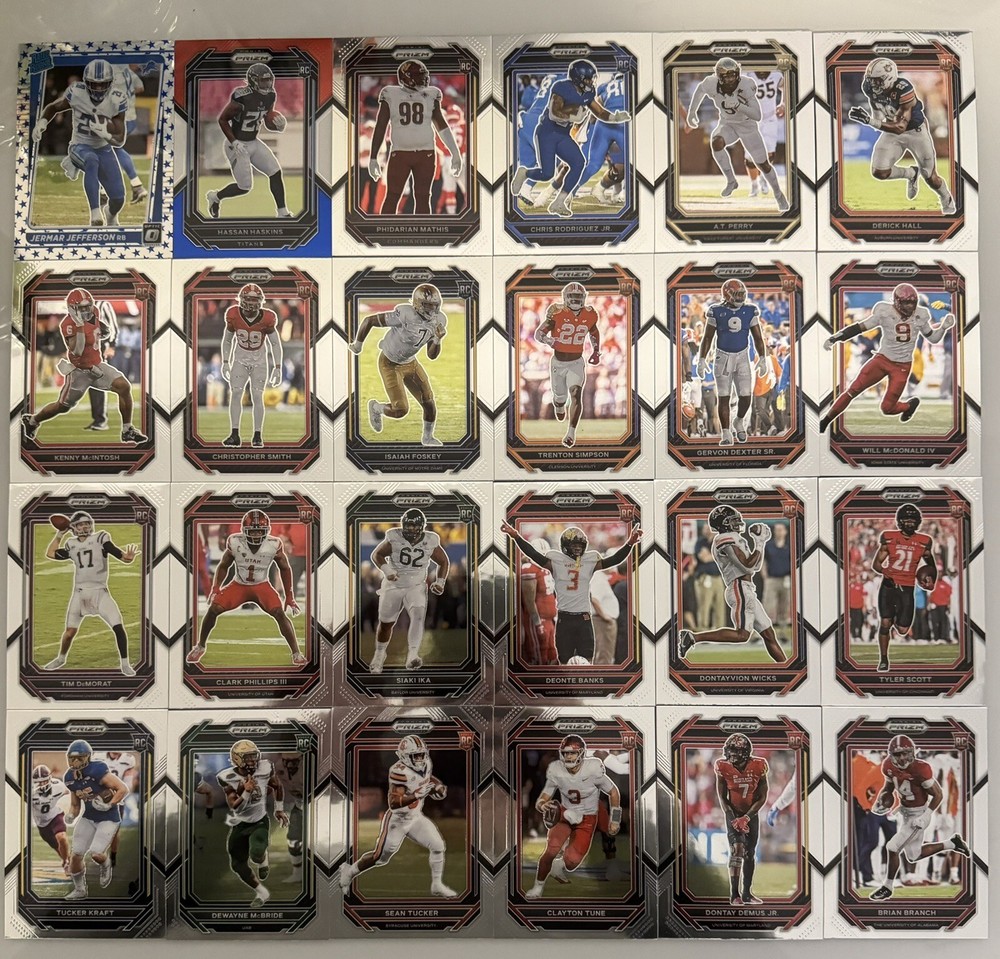 2023 NFL/NCAAF Panini Prizm Draft Picks - (48) Card ROOKIE INVEST Lot 🔥💎