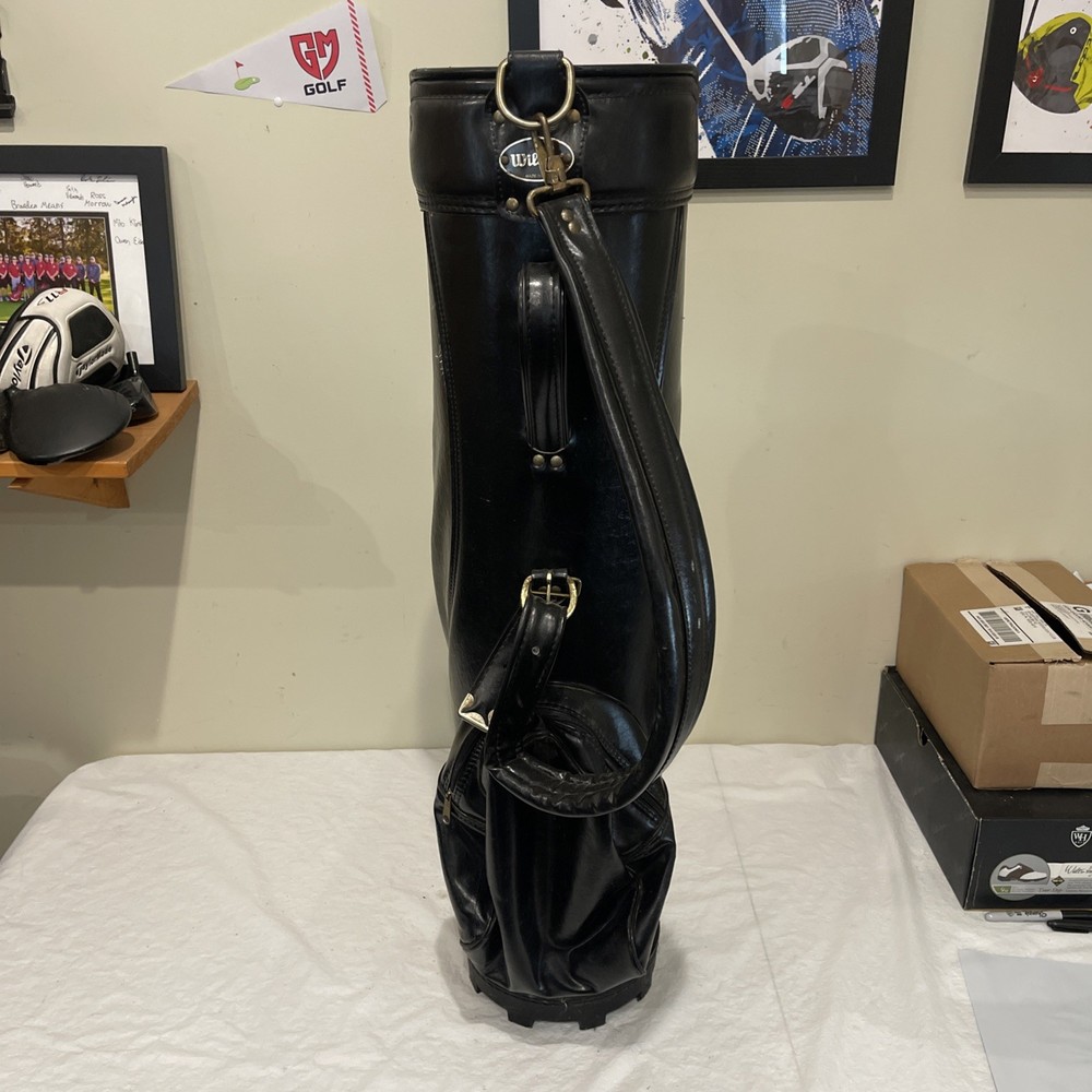 Vintage Wilson Staff Leather Golf Bag- 15 Individual Club Slots