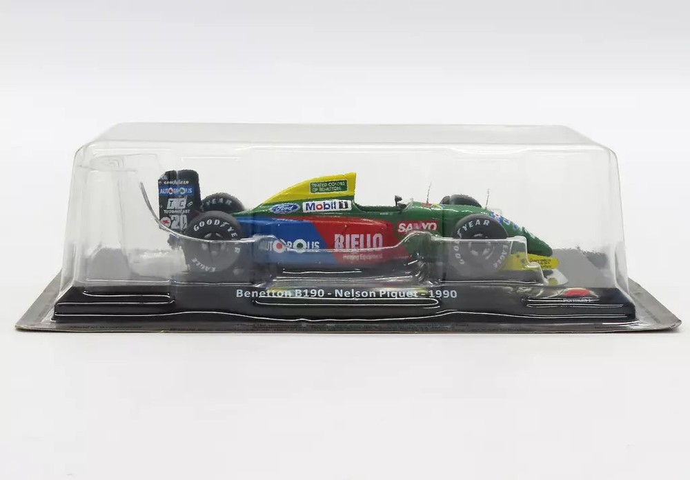 Minicar  1/24 Benetton B190 --Nelson Piquet -1990 20 Green Red Blue Weekly