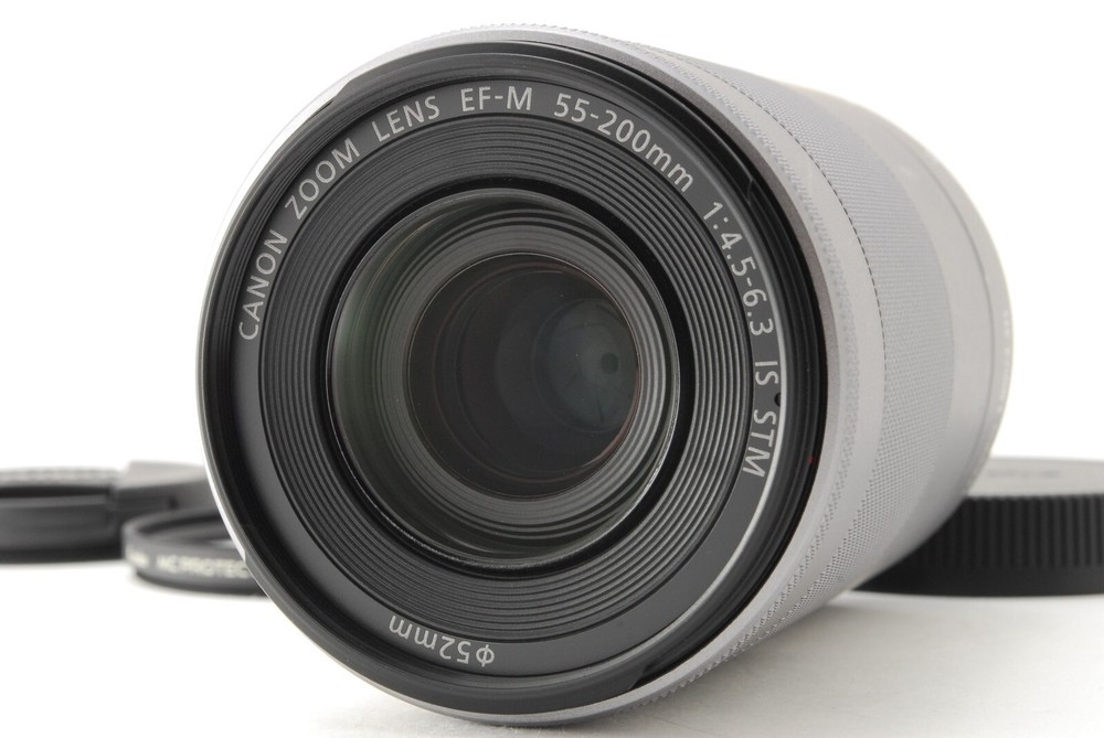 Canon EF-M 55-200mm f/4.5-6.3 IS STM Zoom Lens Japan Import