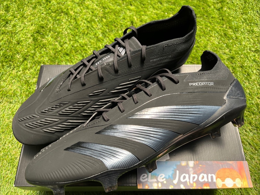 adidas PREDATOR ELITE LOW FG IE1804 Core Black/Carbon Unisex Soccer Cleats