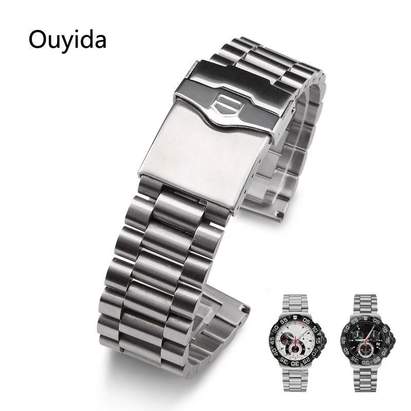 20mm Stainless Steel Watch Band Strap for Tag Heuer Bracelet Silver New
