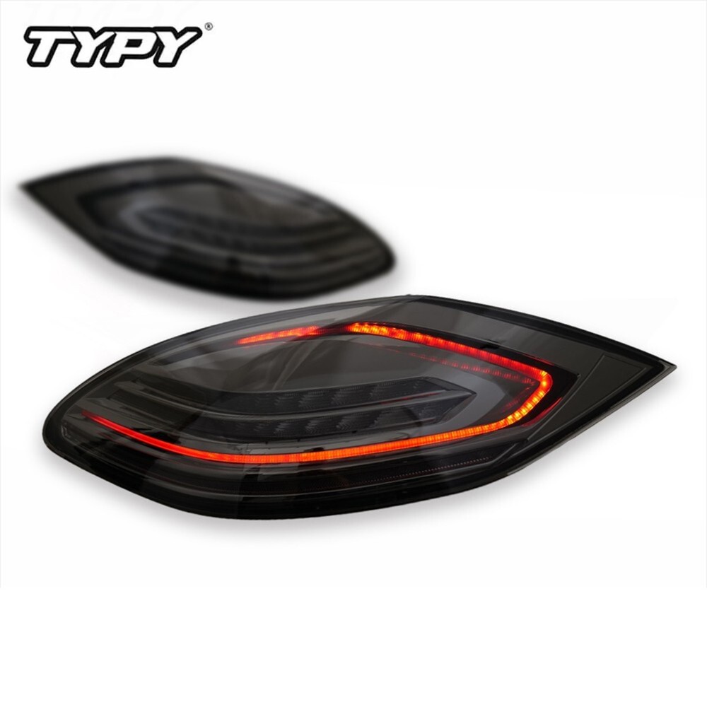 For 2010-2013 Porsche Panamera 970.1 Smoke Black LED Rear Tail Lights Brake Lamp