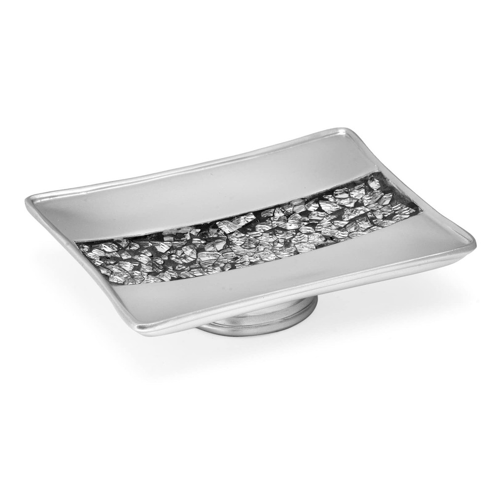 Silver Sinatra Soap Dish