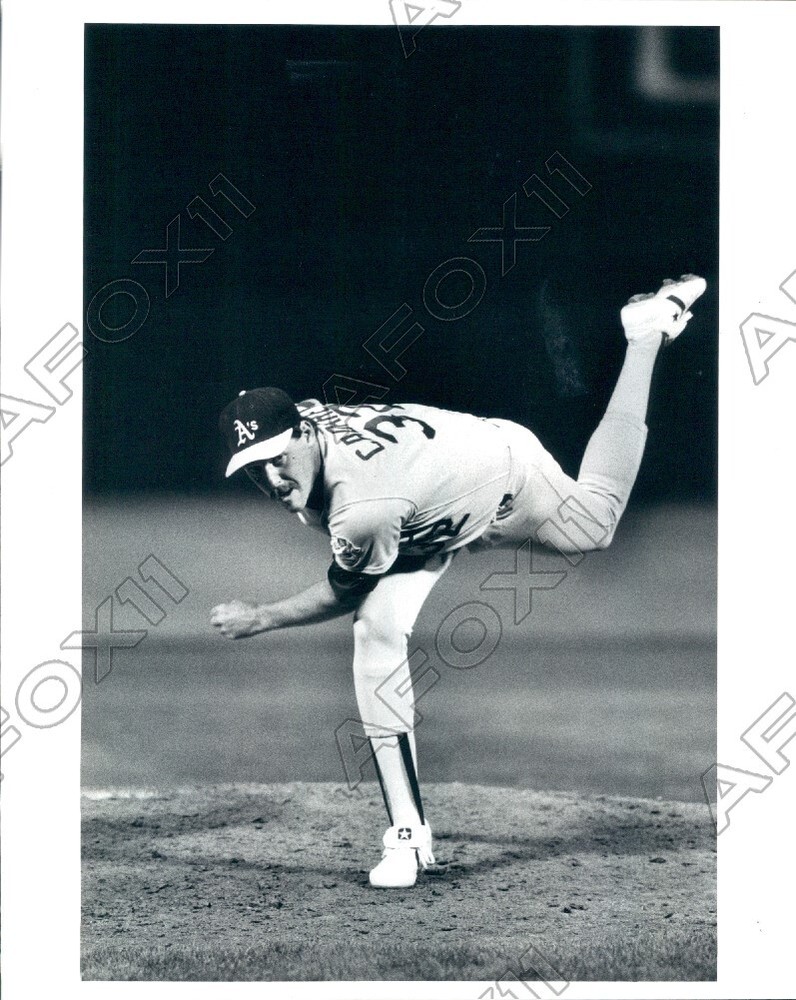 1989 Oakland Athletic Baseball Player Pitcher Greg Cadaret