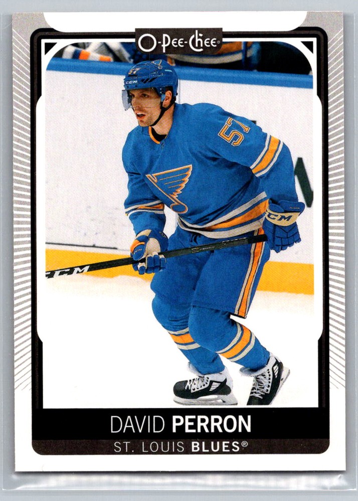David Perron 2021-22 OPC St Louis Blues Hockey Card #372