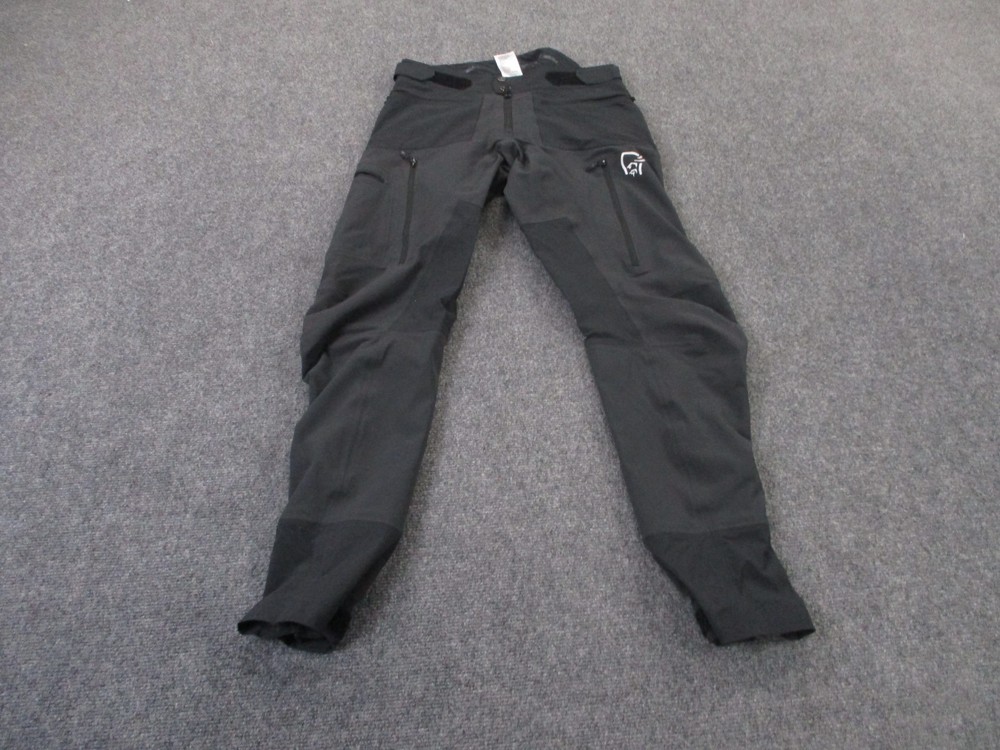 Norrona Pants Women S Black Outdoor Snow Ski Lined Hiking Tech Work Logo Camping
