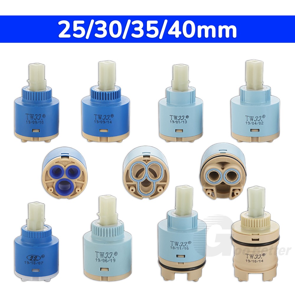 Bath Shower Mixer Tap Ceramic Cartridge Replacement 25mm to 40mm